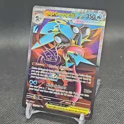 Mega Greninja ex 100/086 Ultra Rare ME04 Chaos Rising Pokemon Holo NM - Image 2