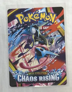 Mega Greninja ex Trainer Tips - Prerelease Exclusive - Pokemon TCG: Chaos Rising - Image 1