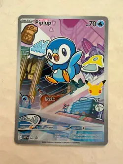 Piplup 042 Holo Promo ME: Mega Evolution Promo Pokemon Near Mint - Image 1