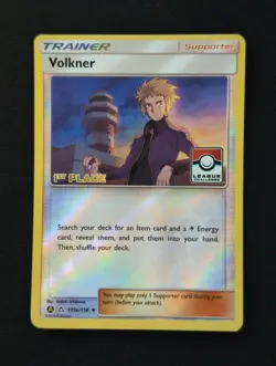 Volkner [1st Place] 135a/156 League & Championship Pokemon NM Reverse Holo - Image 1