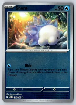 Snom 042/132 Common Mega Evolution Pokemon Near Mint - Image 1