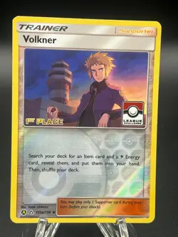 Pokemon Volkner 135a/156 1st Place League Challenge Holo Promo NM - Image 1
