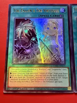 2x The FaLLen & The Virtuous | CH01-EN019 | Ultra Rares | 1st Edition | YuGiOh! - Image 3
