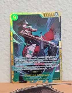 Dracule Mihawk OP14-119 The Azure Sea's Seven Secret Rare Near Mint English - Image 1
