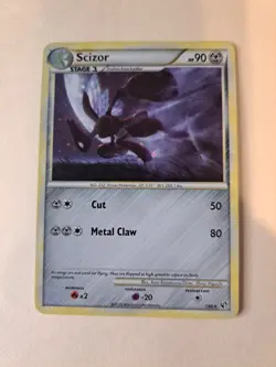 Scizor #7/90 - HGSS Undaunted Holo Rare Pokemon Card - Pokemon TCG - Image 1