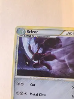 Scizor #7/90 - HGSS Undaunted Holo Rare Pokemon Card - Pokemon TCG - Image 3