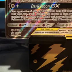 UMBREON & DARKRAI GX SM241 Sun and Moon Black Star Promo Pokemon Card Near Mint! - Image 4