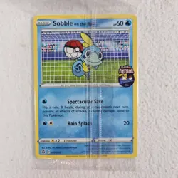 Sobble On The Ball 005/005 Special Futsal Promo Pokemon Card New & Sealed - Image 1
