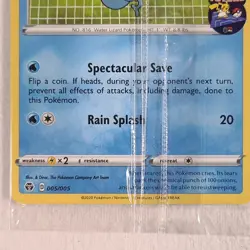 Sobble On The Ball 005/005 Special Futsal Promo Pokemon Card New & Sealed - Image 5