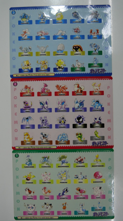 Pokemon Jumbo Carddass No.1, No.2 and No.3 Unpeeled Jumbo Cards - Image 1
