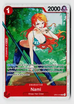 Nami (Ultra Deck: The Three Captains) OP01-016 Cards One Piece Foil NM - Image 1