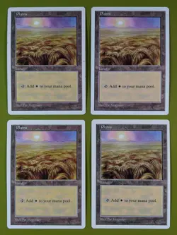 Plains (432) x4 Fifth Edition 5th 4x Magic the Gathering MTG White Border - Image 1