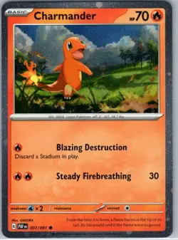 Charmander - (Cosmos Holo) 007/091 Common Miscellaneous Cards & Products NM - Image 1