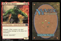 Hulk, Bruce Banner (0850) 850 Commander: Marvel Super Heroes MTG NM - Image 3