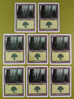 8 Forest (329) Seventh Edition 7th Magic the Gathering MTG 8 - Image 1