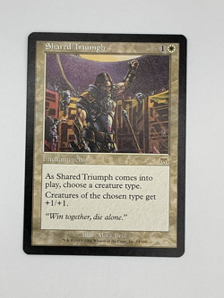 Shared Triumph 53 Rare Onslaught Magic: The Gathering LP/NM MJB - Image 1