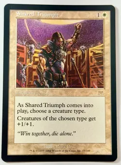 Shared Triumph #53 (LP) Onslaught ONS Magic MTG - Image 1