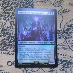 MTG Sauron The Necromancer Foil R0106 - Image 1