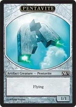 MTG Magic 2012 - Pentavite 1/1 [Token] - Image 1