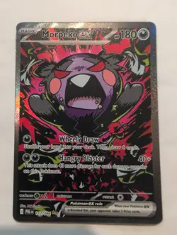 Pokemon Morpeko ex 117/084 SIR ME05 Pitch Black English NM - Image 2
