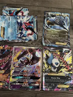 Pokemon Jumbo Cards Lot Of 10 EX, MEGA, GX, V, VSTAR, VMAX Used - Image 3
