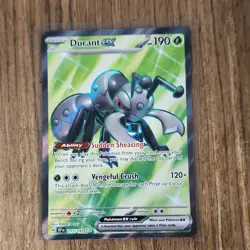 Pokemon TCG Durant ex 215/191 Sv08 Surging Sparks Full Art Holo - Image 1