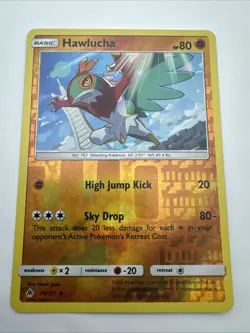 Hawlucha 70/131 Pokemon Forbidden Light 2018 Uncommon Reverse Holo NM - Image 1