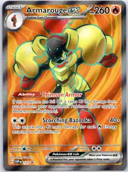 Armarouge ex 125 – Full Art Holo Promo – 2024 Pokemon Scarlet & Violet Promo NM - Image 1