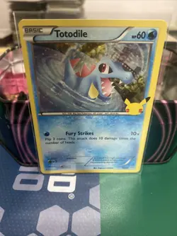 Totodile - 18/25 (#018/025) McDonald's 25th Anniversary Promos NM Pokemon - Image 1
