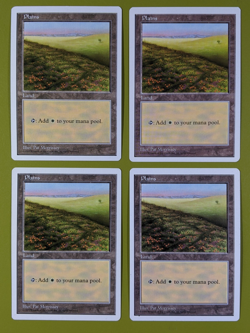 Plains (431) x4 Fifth Edition 5th 4x Magic the Gathering MTG White Border - Image 1