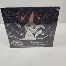 Paldean Fates Pokemon Center Exclusive ETB New Sealed Elite Trainer Box - Image 1