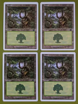 Forest (347) x4 Classic Sixth Edition 6th 4x Magic the Gathering MTG - Image 1