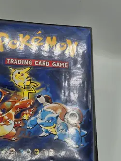 Pokemon TCG 1999 Blue 4 Pocket Portfolio/Binder Charizard/Pikachu *CCGHouse*BaD - Image 5
