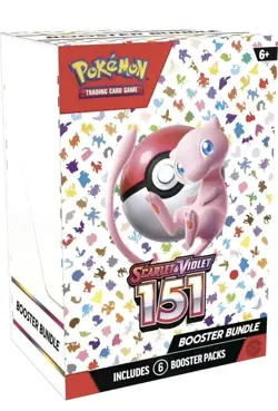 Pokemon TCG Scarlet & Violet 151 Booster Bundle Sealed New (6 packs) free ship - Image 1