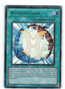 Yugioh WUNDERFUSION , rymp-de021 Ultra Rare deutsch Good 1. Auflage - Image 1
