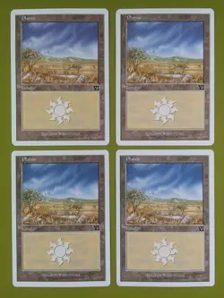 Plains (331) x4 Classic Sixth Edition 6th 4x Magic the Gathering MTG - Image 1
