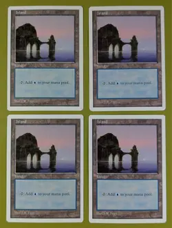 Island (434) x4 Fifth Edition 5th 4x Magic the Gathering MTG White Border - Image 1