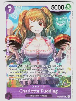 CHARLOTTE PUDDING PRB02-010 PREMIUM BOOSTER -THE BEST-VOL. 2 ONE PIECE FOIL NM/M - Image 1