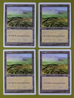 Plains (433) x4 Fifth Edition 5th 4x Magic the Gathering MTG White Border - Image 1