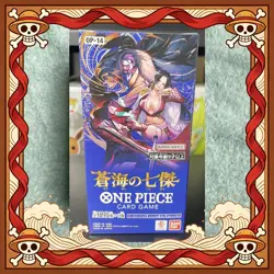 ONE PIECE TCG OP-14 The Azure Sea's Seven Booster Box Japanese SEALED Bandai US - Image 1
