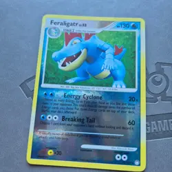 Pokemon - Feraligatr 8/123 Rare Mysterious Treasures Pokemon Reverse Holo NM - Image 1