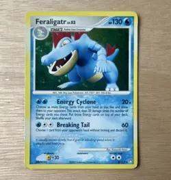 Pokemon TCG Feraligatr Mysterious Treasures 8/123 Holo LP - Image 1