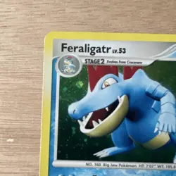 Pokemon TCG Feraligatr Mysterious Treasures 8/123 Holo LP - Image 2