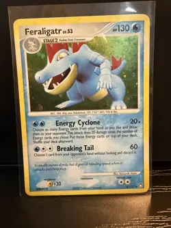 Feraligatr 8/123 Pokemon TCG Mysterious Treasures Holo - Image 1