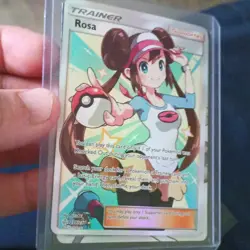 Pokemon TCG Rosa 236/236 SM Cosmic Eclipse Full Art Ultra Rare Holo EN - Image 3