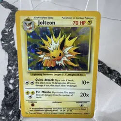 Jolteon 4/64 No Symbol Misprint Jungle Set - Holo Pokemon Card - Image 1