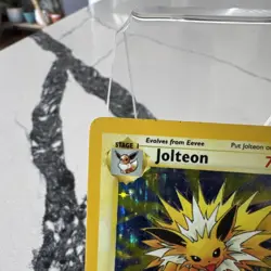 Jolteon 4/64 No Symbol Misprint Jungle Set - Holo Pokemon Card - Image 2