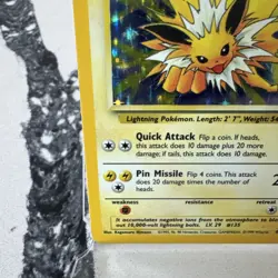 Jolteon 4/64 No Symbol Misprint Jungle Set - Holo Pokemon Card - Image 5