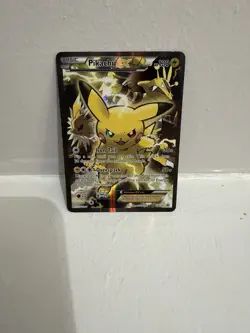 2016 Pokemon XY Black Star Promo Pikachu EX #XY124 Full Art Holo Card - Image 1