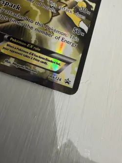 2016 Pokemon XY Black Star Promo Pikachu EX #XY124 Full Art Holo Card - Image 5